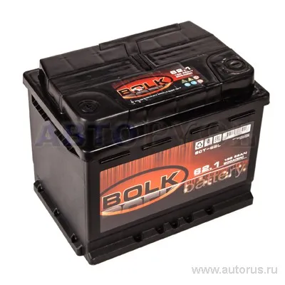 Аккумулятор BOLK BLACK 62 Ач прямой L+ 242x175x190 L2 EN 500 А