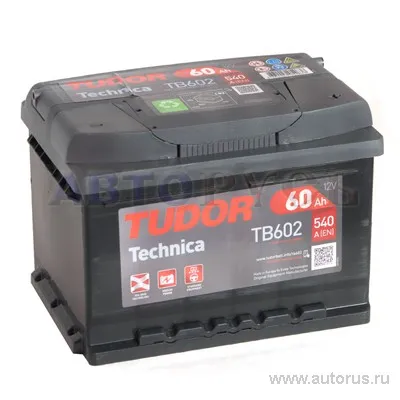 Аккумулятор TUDOR Technica 60 Ач обратная R+ 242x175x175 EN540 А