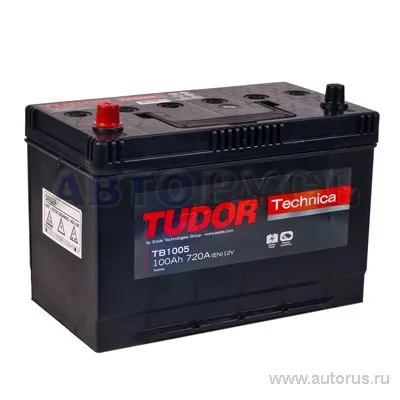 Аккумулятор TUDOR Technica 100 Ач прямая L+ 302x172x223 EN720 А