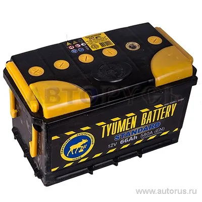 Аккумулятор TYUMEN BATTERY STANDARD 66 Ач обратная R+ 306x175x175 EN580 А