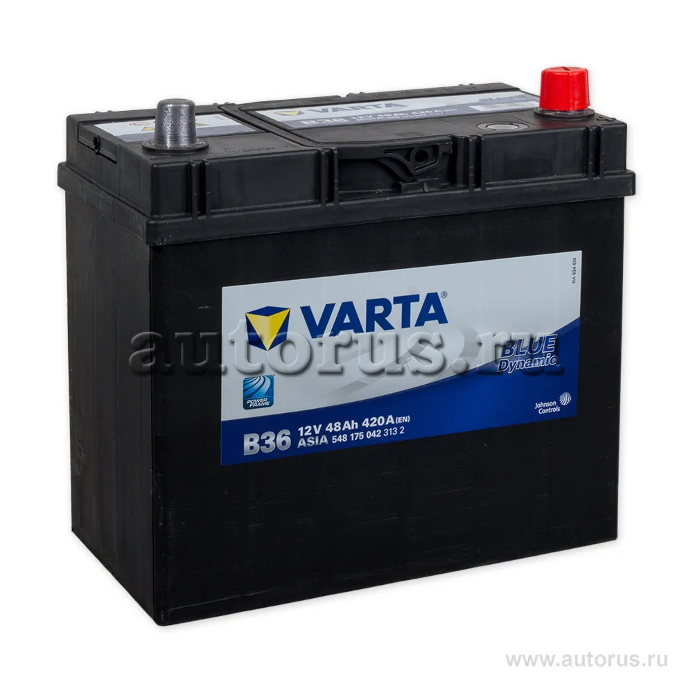 Аккумулятор ARTA Blue Dynamic 48 Ач обратная R+ B36B37 238x129x227 EN420 А