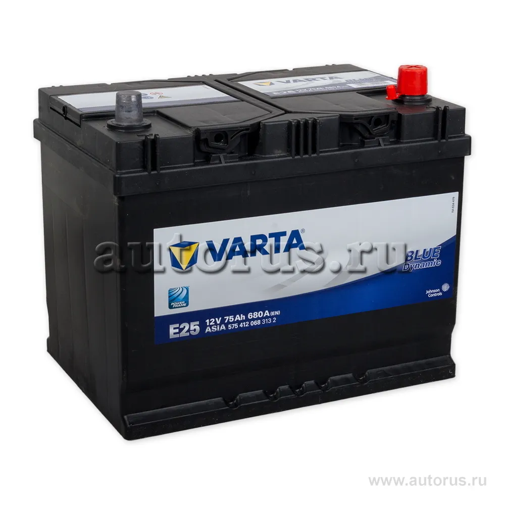 Аккумулятор ARTA Blue Dynamic 75 Ач обратная R+ E25 261x175x220 EN680 А