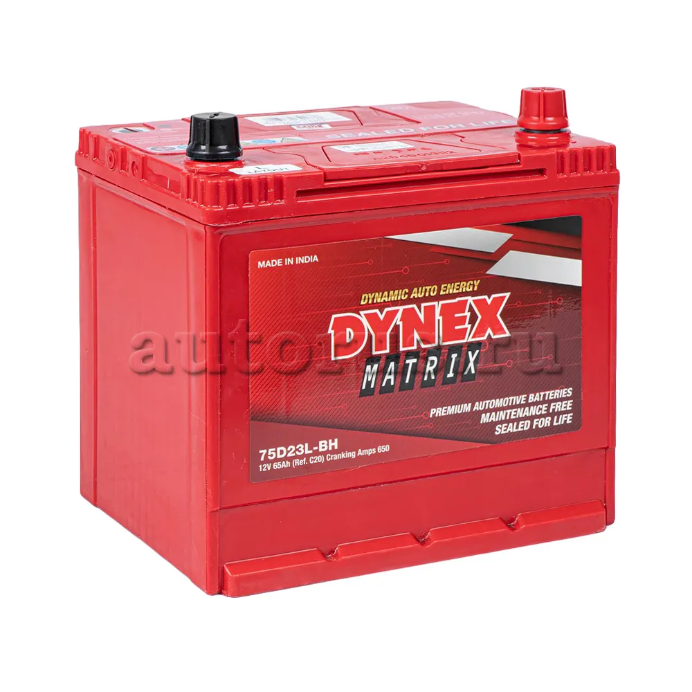 Аккумулятор Dynex Matrix ASIA 65 Ач Обратная R+ 232x172x225 EN650 A