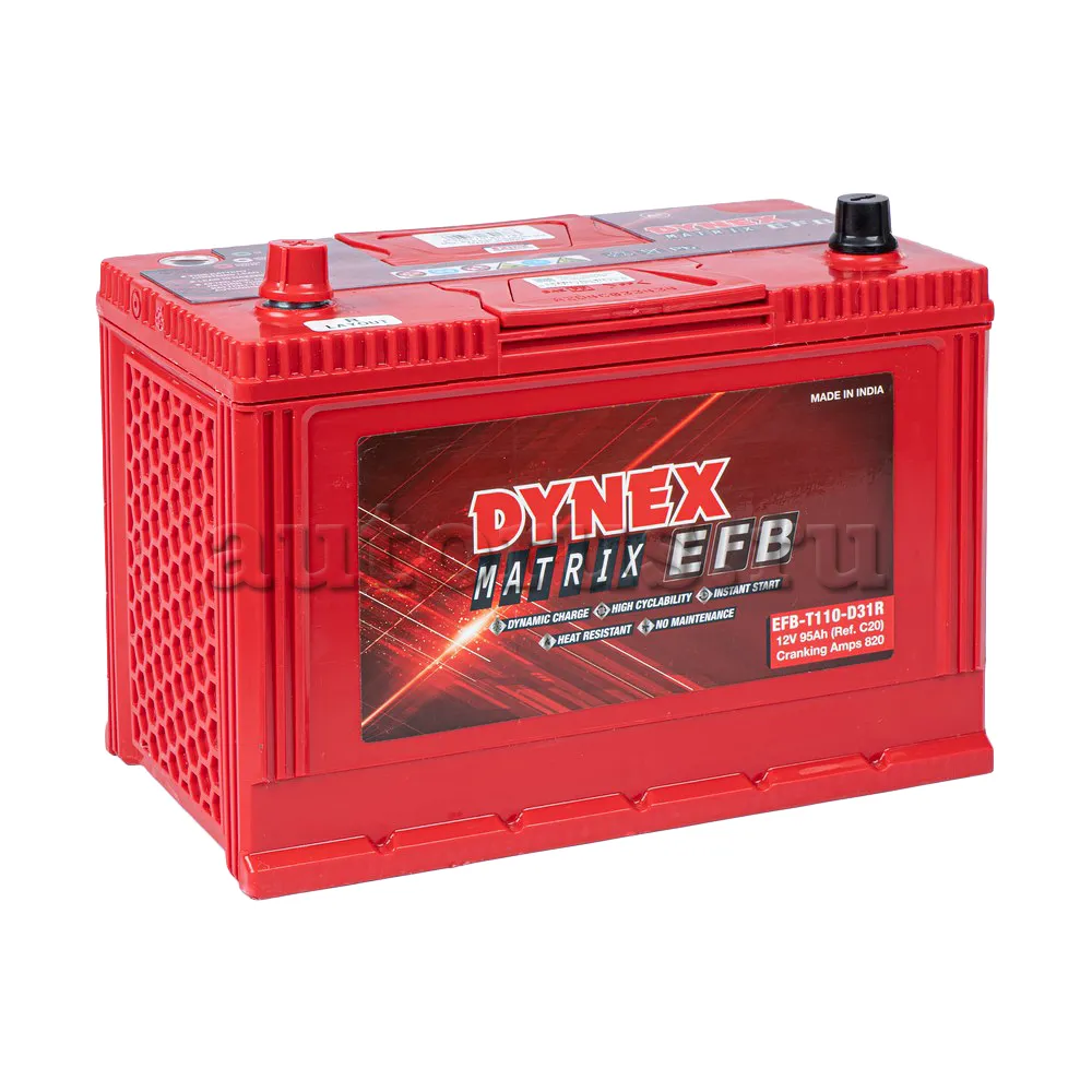 Аккумулятор Dynex Matrix ASIA EFB 95 Ач Прямая L+ 305x173x225 EN820 A