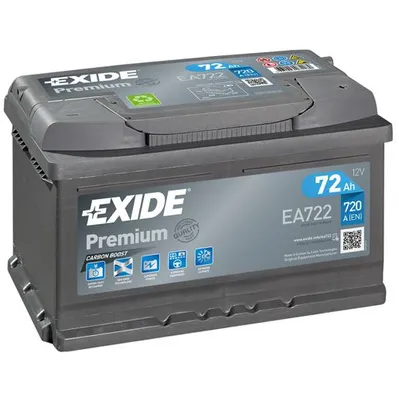 Аккумулятор EXIDE PREMIUM 72 Ач обратная R+ 175x175x278 EN720 А