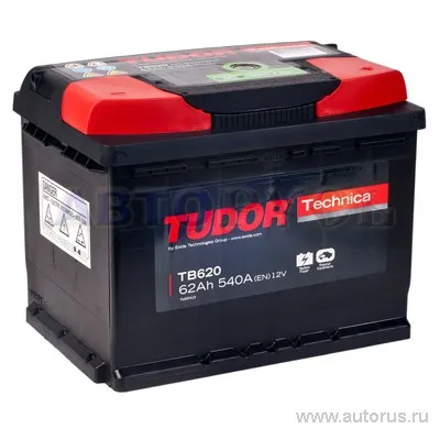 Аккумулятор TUDOR Technica 62 Ач обратная R+ 242x175x190 EN540 А