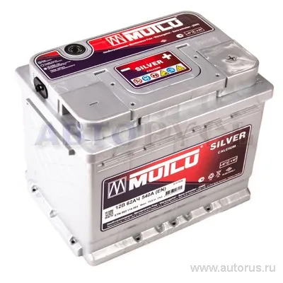 Аккумулятор MUTLU CALCIUM SILER 62 Ач обратная R+ 242x175x190 EN540 А