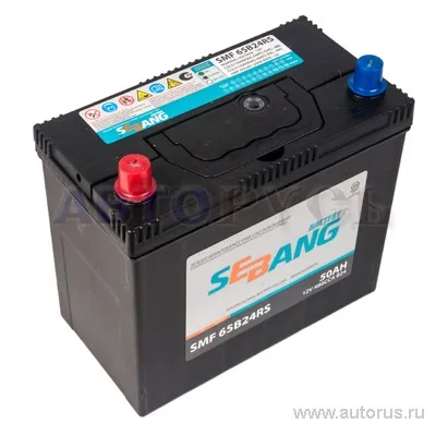 Аккумулятор SEBANG SMF 50 Ач прямая L+ 238x129x227 EN480 А