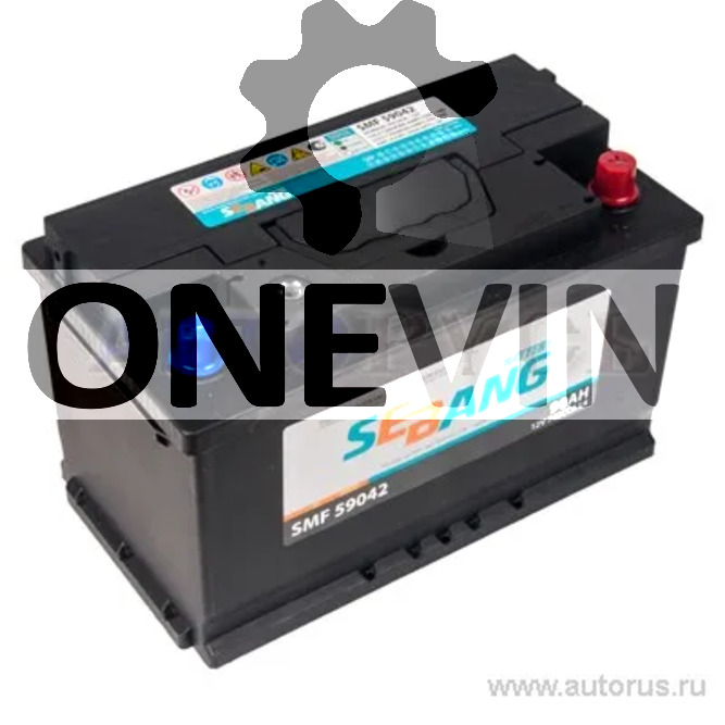 Аккумулятор SEBANG SMF 90 Ач обратная R+ 315x175x190 EN700 А