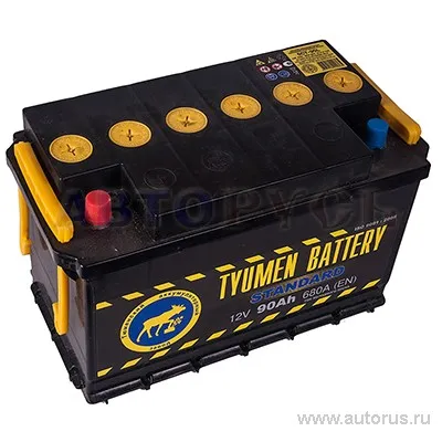 Аккумулятор TYUMEN BATTERY STANDARD 90 Ач прямая L+ 345x175x213 EN680 А