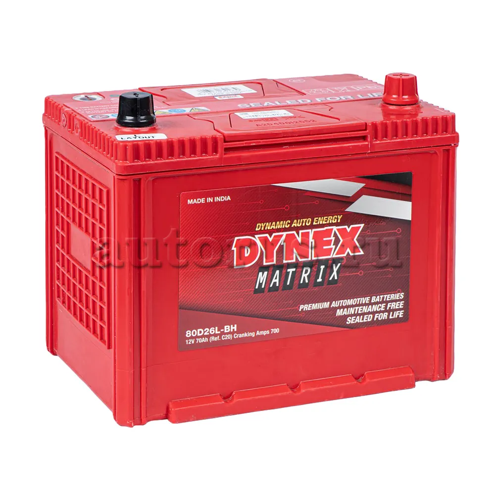 Аккумулятор Dynex Matrix 70 Ач Обратная R+ 260x173x225 EN700 A