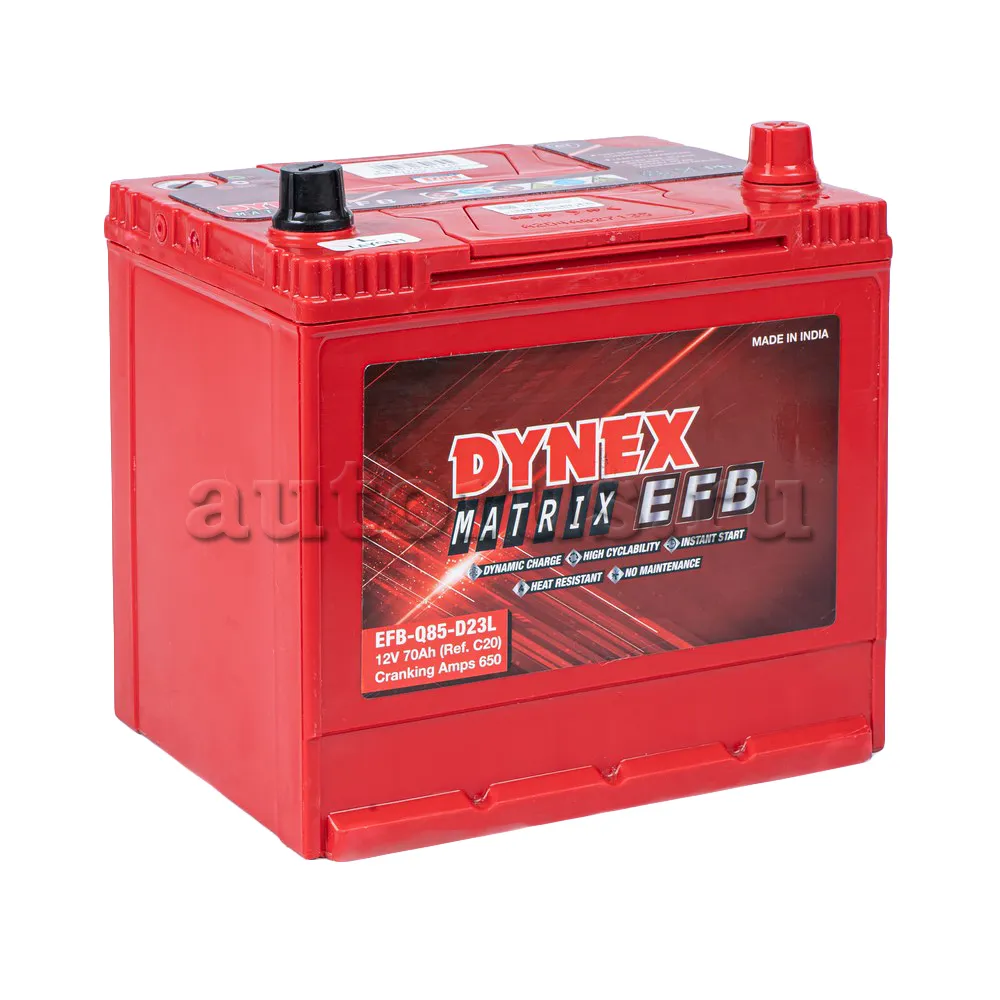 Аккумулятор Dynex Matrix ASIA EFB 70 Ач Обратная R+ 232x172x225 EN650 A