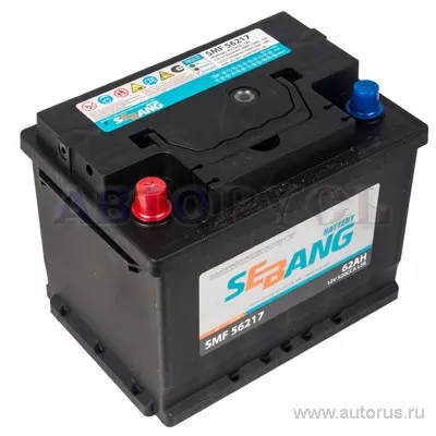 Аккумулятор SEBANG SMF 62 Ач прямая L+ 245x175x190 EN490 А