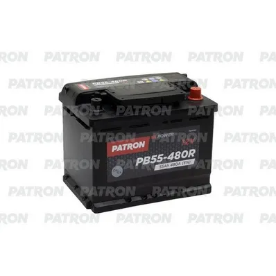 Аккумулятор PATRON POWER 55 Ач R+ (0) 242x175x190 EN480 А