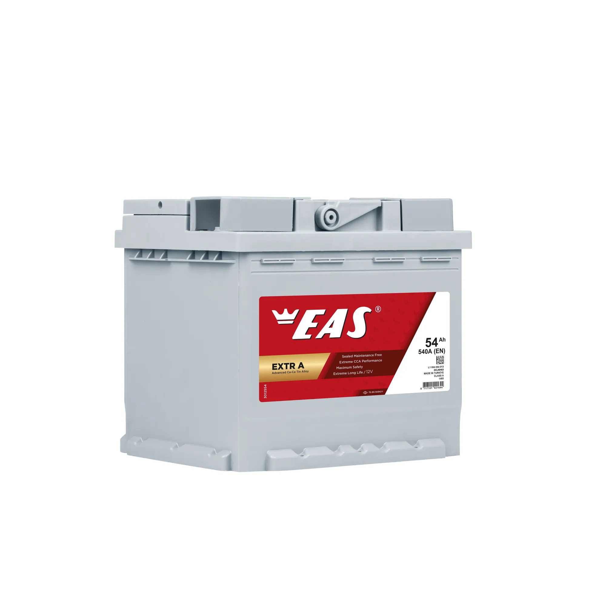 Аккумулятор EAS DIN 54 Ач Обратная 207x175x190 EN500 А