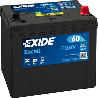 Аккумулятор EXIDE 60 Ач обратная R+ 172x230x220 EN390 А