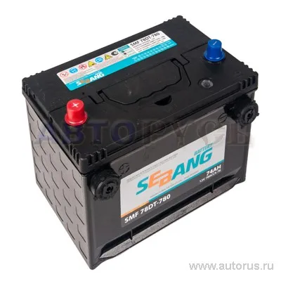 Аккумулятор SEBANG SMF 74 Ач прямая L+ 260x179x205 EN740 А