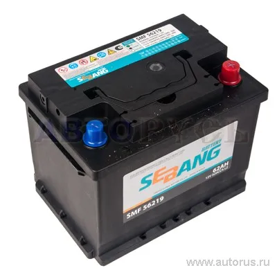 Аккумулятор SEBANG SMF 62 Ач обратная R+ 245x175x190 EN490 А