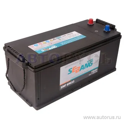 Аккумулятор SEBANG SMF 190 Ач прямая L+ 513x222x220 EN1 050 А