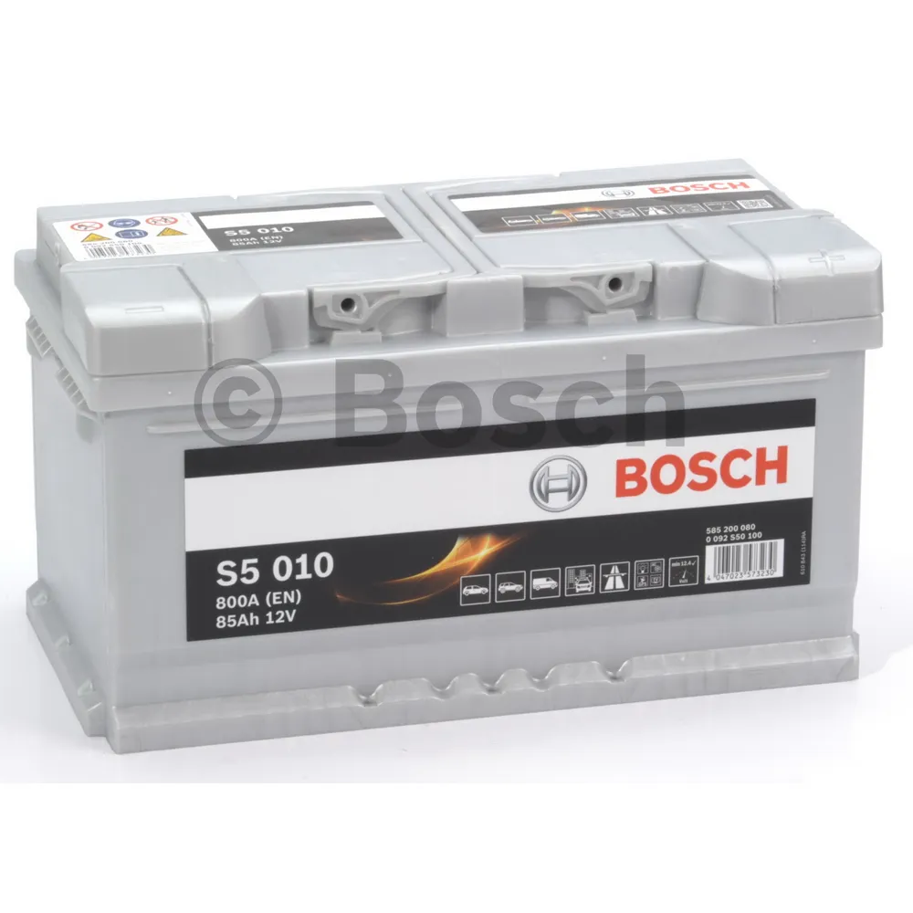 Аккумулятор BOSCH Siler Plus 85 Ач обратная R+ 315x175x175 EN800 А