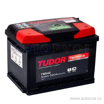 Аккумулятор TUDOR Technica 54 Ач обратная R+ 242x175x175 EN520 А