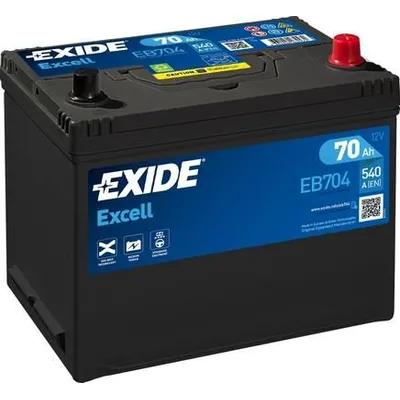 Аккумулятор EXIDE EXCELL 70 Ач прямая L+ 266x172x223 EN540 А