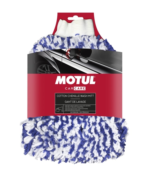 Рукавица для мойки кузова автомобиля Motul Cotton Chenille Wash Mitt 111022