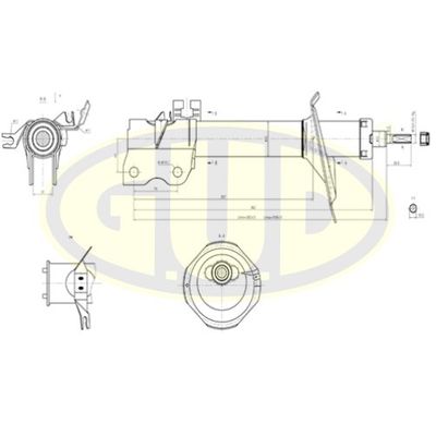 GSA334360 G.U.D. Амортизатор