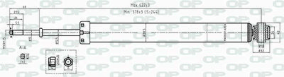 SAB838332 OPEN PARTS Амортизатор