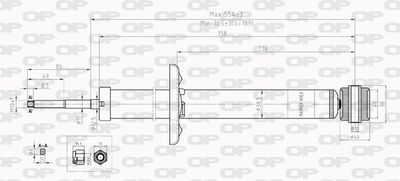 SAB822732 OPEN PARTS Амортизатор