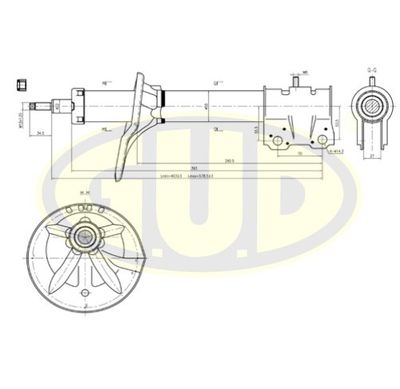 GSA334398 G.U.D. Амортизатор
