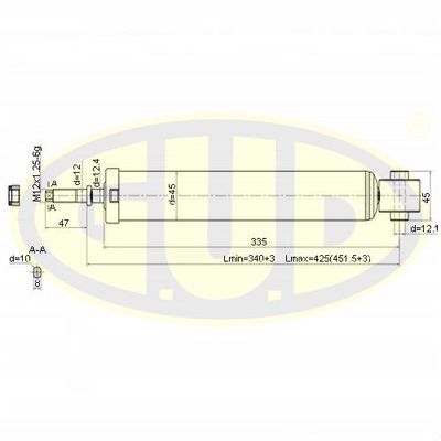 GSA777017 G.U.D. Амортизатор