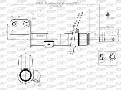 SAB836631 OPEN PARTS Амортизатор