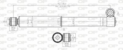 SAB803312 OPEN PARTS Амортизатор