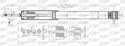 SAB804232 OPEN PARTS Амортизатор