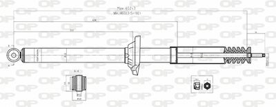 SAB804832 OPEN PARTS Амортизатор