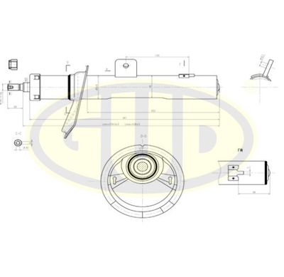 GSA633730 G.U.D. Амортизатор