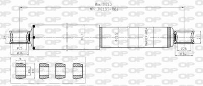 SAB837112 OPEN PARTS Амортизатор
