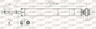SAB830732 OPEN PARTS Амортизатор