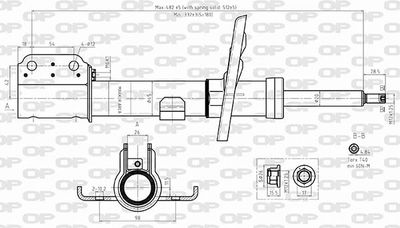SAB858431 OPEN PARTS Амортизатор