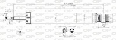 SAB803232 OPEN PARTS Амортизатор