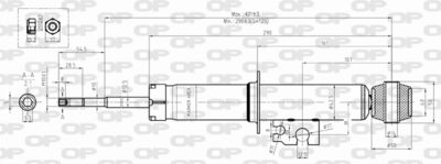 SAB837232 OPEN PARTS Амортизатор