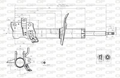 SAB819531 OPEN PARTS Амортизатор