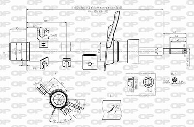 SAB855331 OPEN PARTS Амортизатор