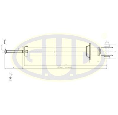 GSA341841 G.U.D. Амортизатор