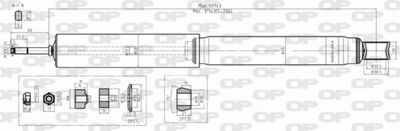 SAB850032 OPEN PARTS Амортизатор