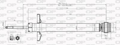 SAB822612 OPEN PARTS Амортизатор