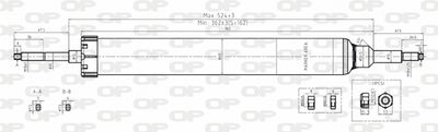 SAB810932 OPEN PARTS Амортизатор