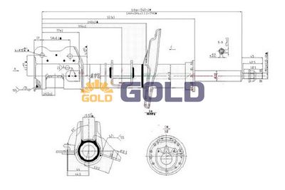 G00158 JAPANPARTS Амортизатор