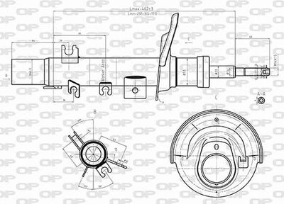 SAB860031 OPEN PARTS Амортизатор